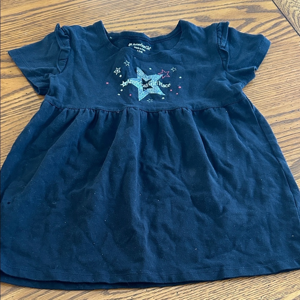 American Girl Navy Star Tee